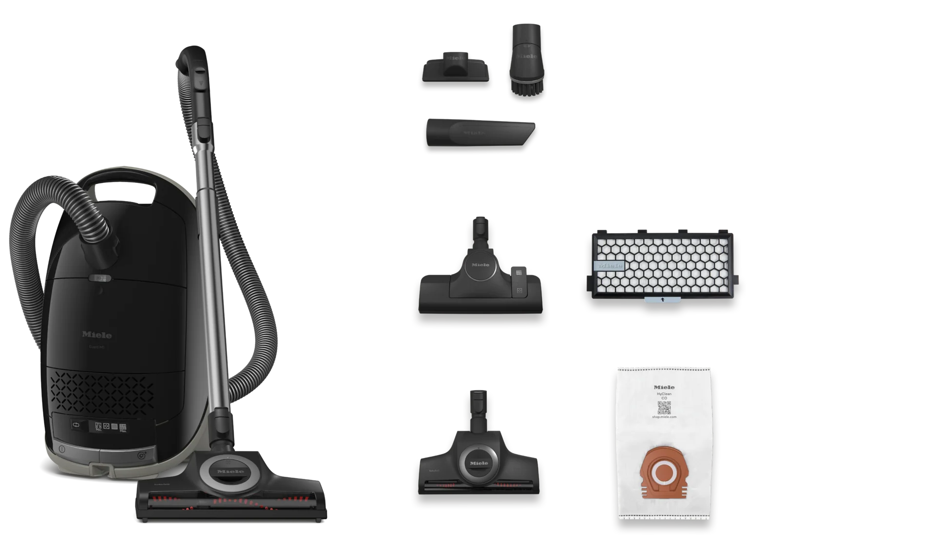 Miele Guard M1 Cat & Dog Vacuum Cleaner - Obsidian Black | 12652540 - Image 3