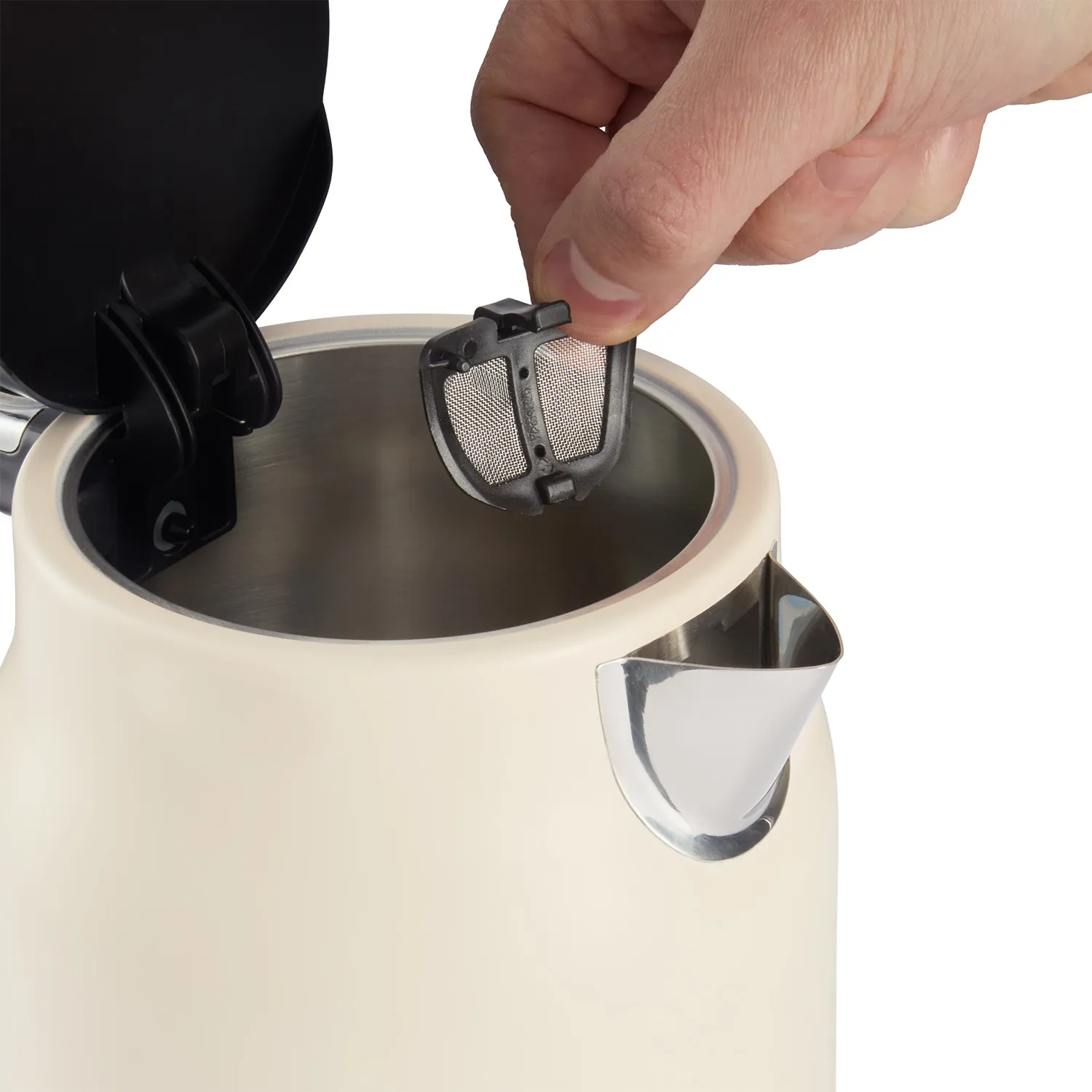 Russell Hobbs Hanley Jasmine 3000W Kettle - Cream | 28640 - Image 4