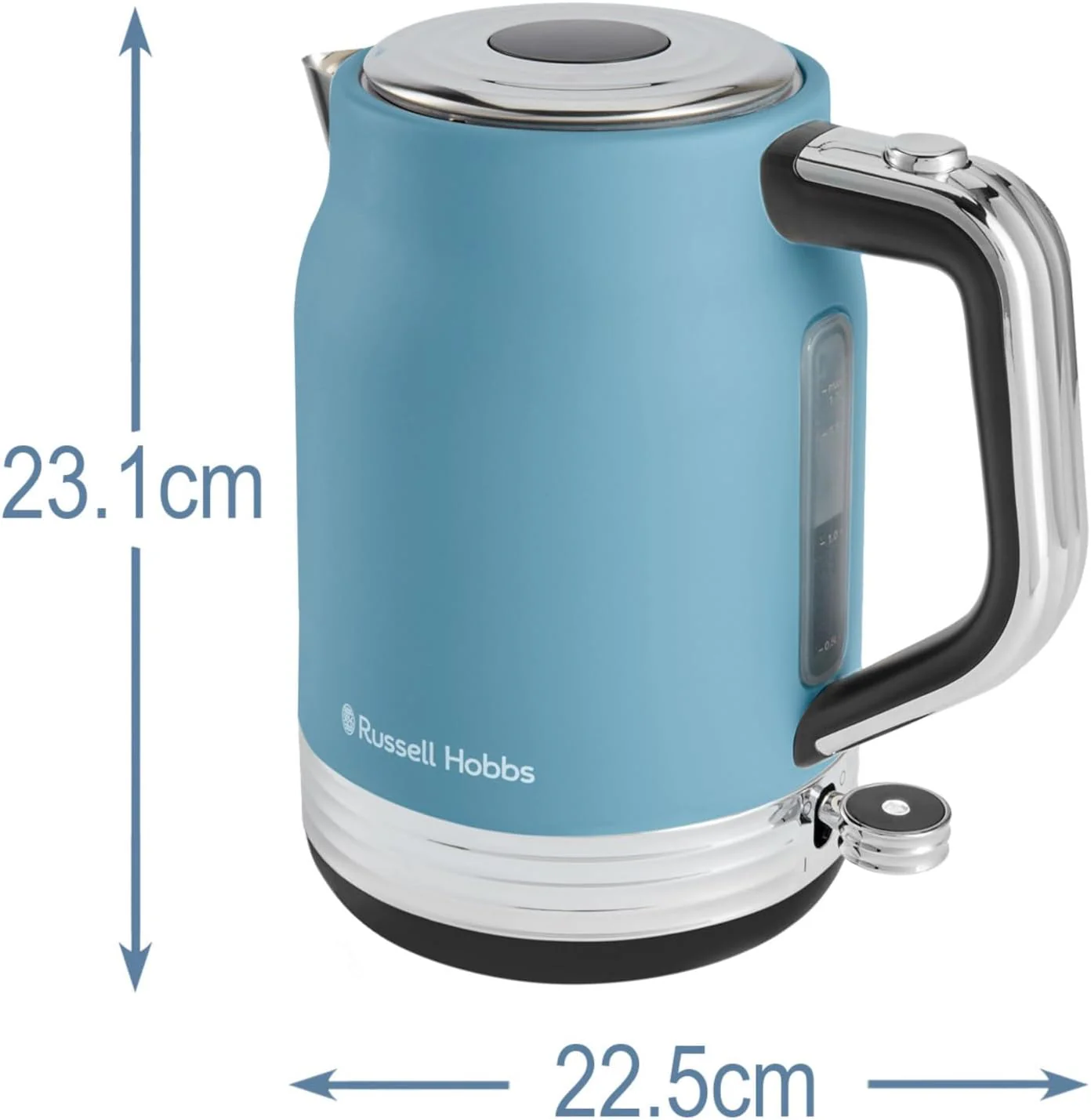 Russell Hobbs Hanley Kettle 1.7L - Retro Blue | 28641 - Image 7