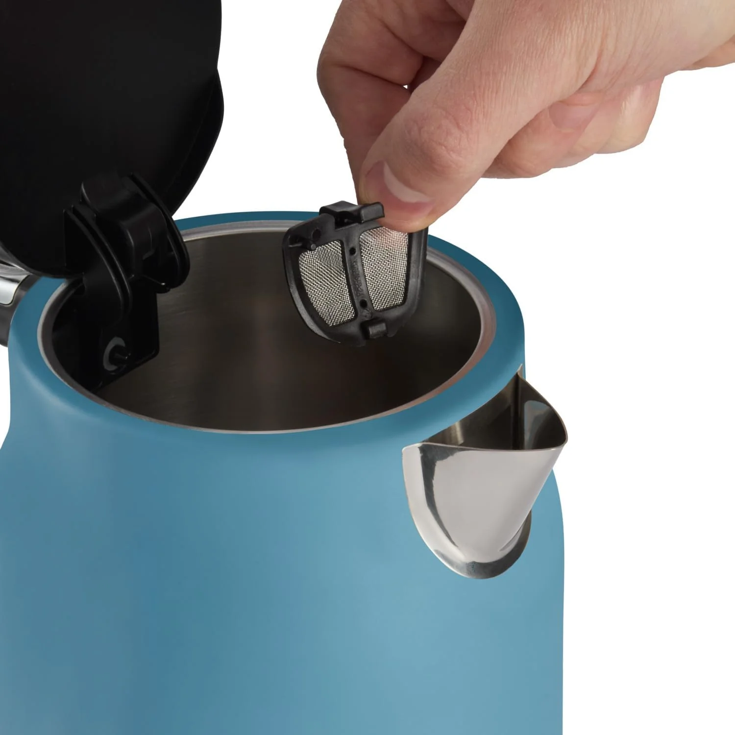 Russell Hobbs Hanley Kettle 1.7L - Retro Blue | 28641 - Image 8