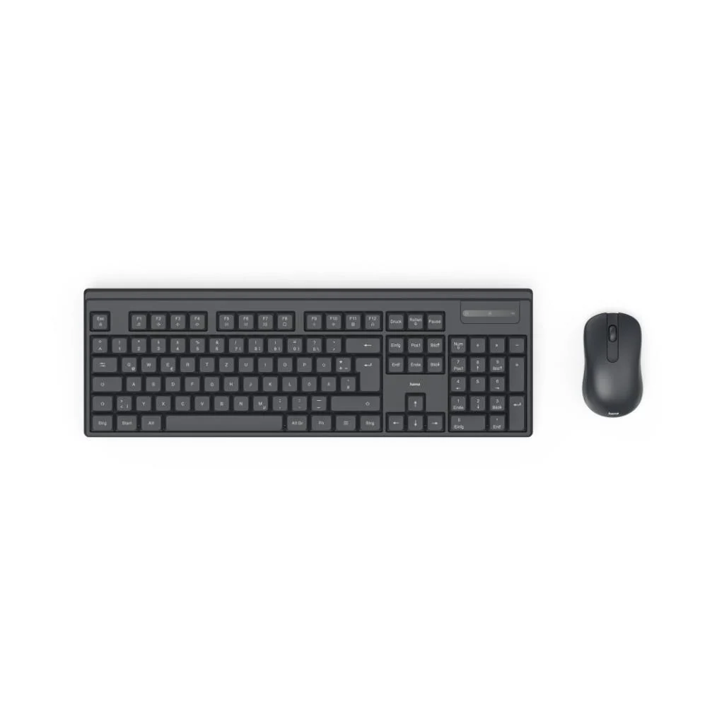 HAMA WKM-100 Wireless Keyboard and Mouse Desktop Kit | 528995 - Image 3