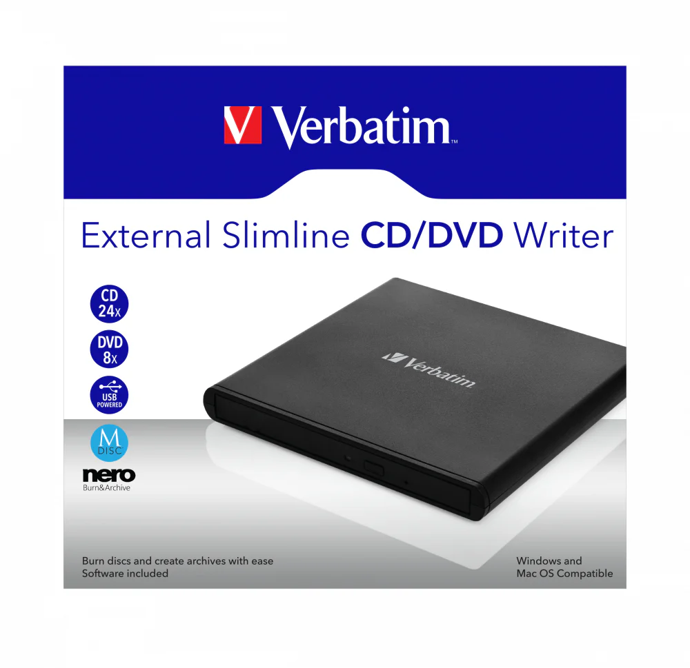 VERBATIM Mobile DVD Rewriter USB 2.0 | 53504 - Image 5