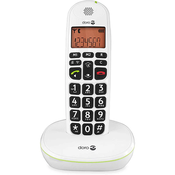 DORO Phone Easy 100w Cordless Dect Phone - White | 5543 - Image 6
