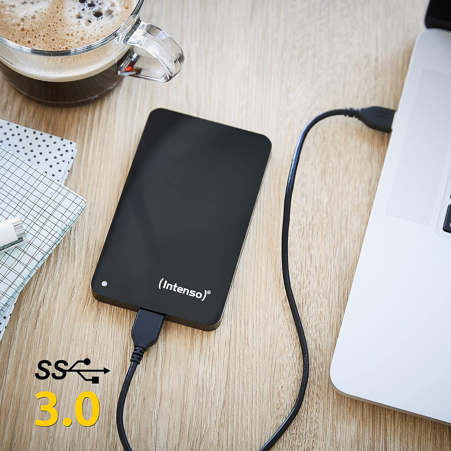 Intenso 2.5" Memory Case 4TB USB 3 Portable Hard Drive - Black || 6021512 - Image 5