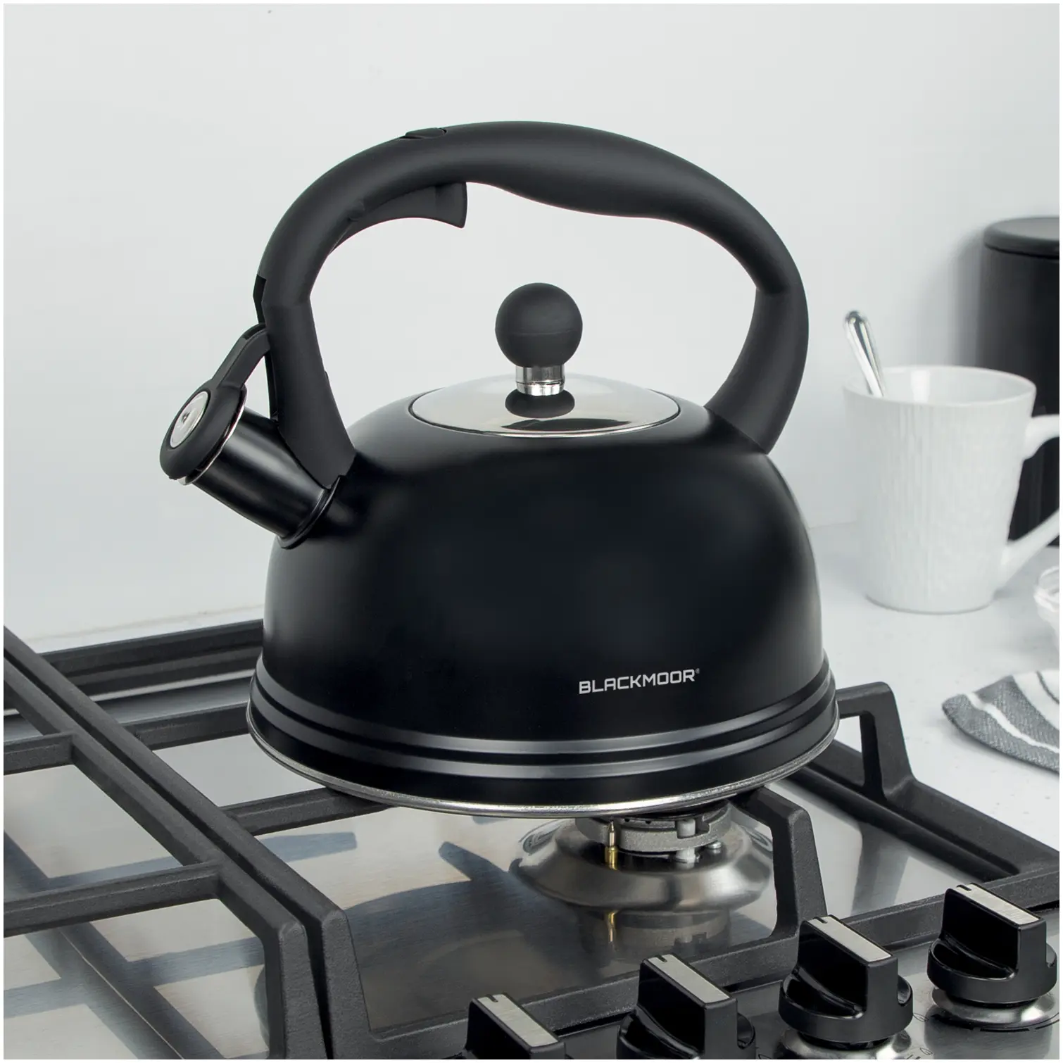 Blackmoor 2.5L Whistling Kettle - Black | 62779 - Image 4