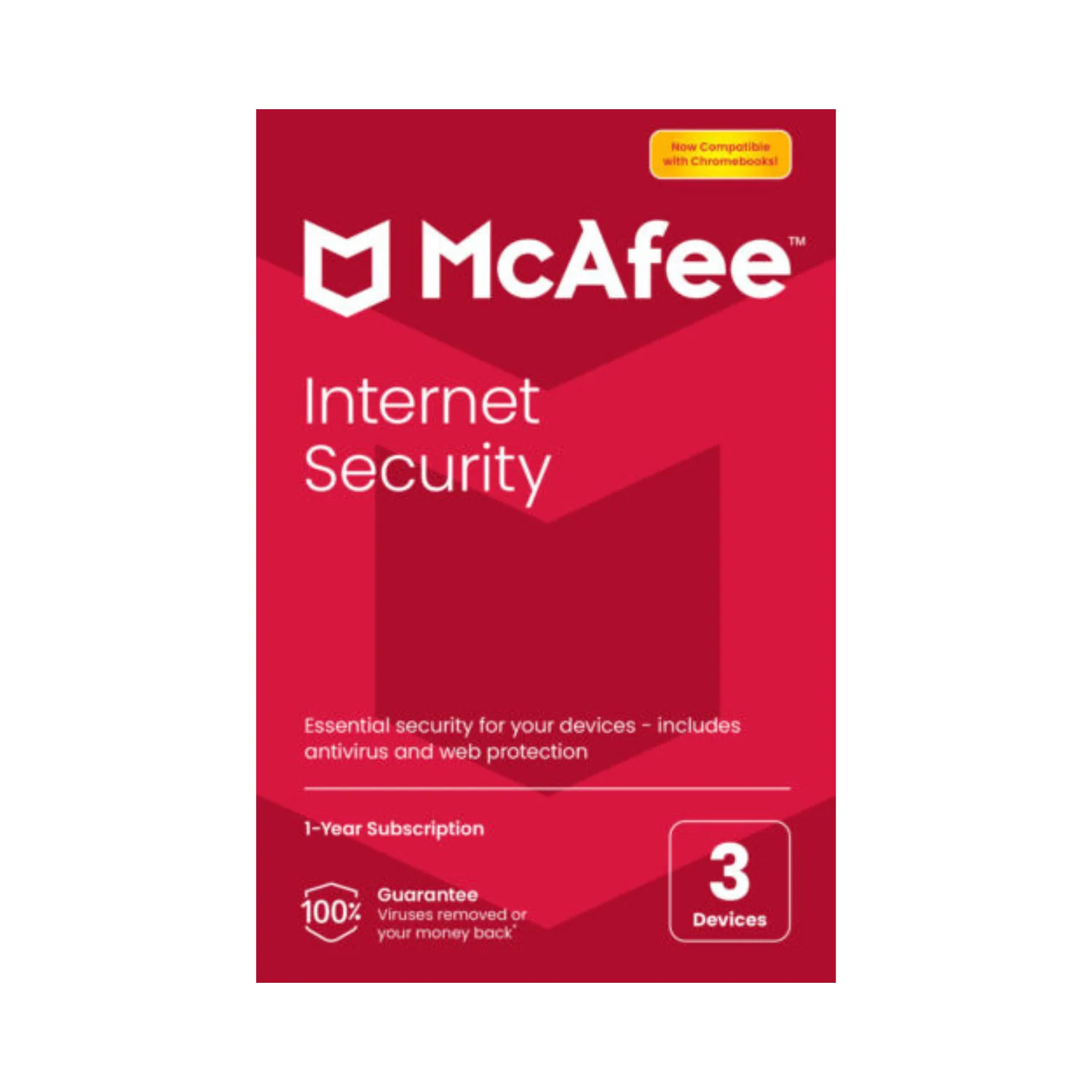 McAfee Internet Security 03-Device 1 Year | 72-MIS21UNR3RAA