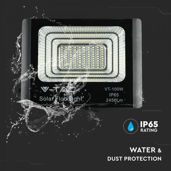 V-TAC VT-60W 20W Solar Panel with LED Floodlight 4000K | 8575 - Image 6