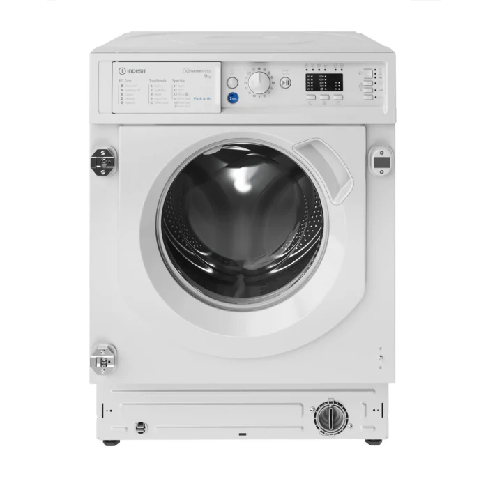 Indesit 9KG 1400rpm, Integrated Washing Machine - White || BIWMIL91485UK