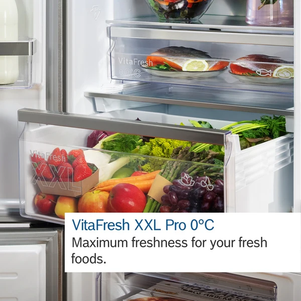 Bosch Series 6, French Door Bottom freezer, multi-door, 183 x 90.5 cm, Brushed steel anti-fingerprint | BSH KFD96APEA - Image 12