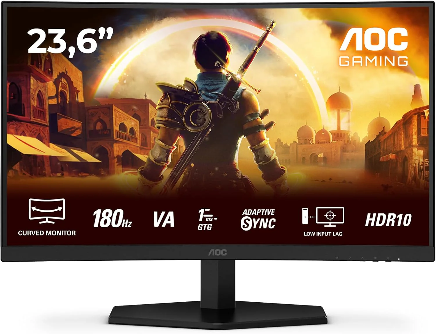 AOC 24ā Gaming FHD Curved Monitor | C24G42E - Image 3
