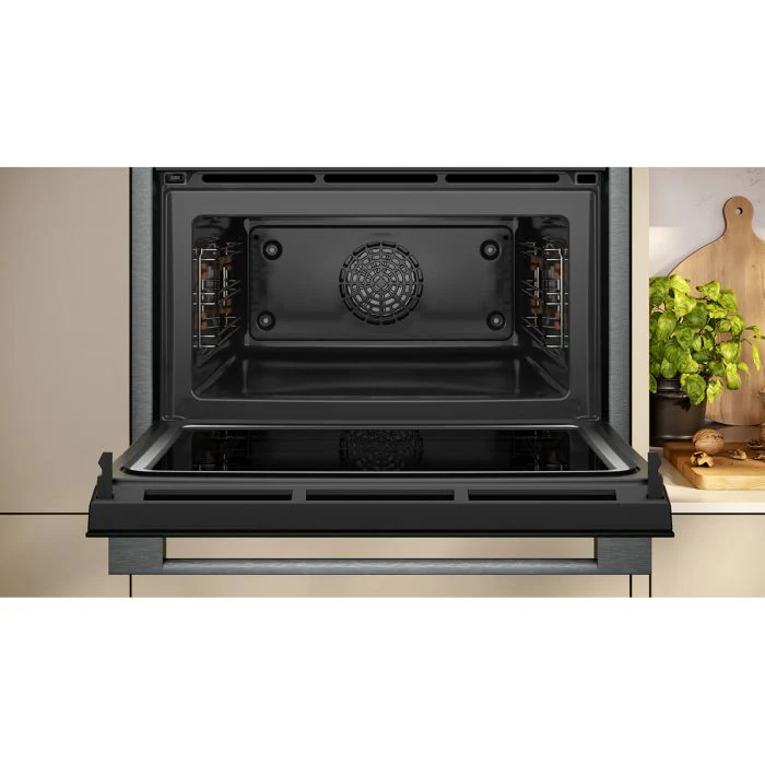 NEFF N 70 Built-in compact oven with microwave function 60 x 45 cm Graphite - Grey | C24MR21G0B - Image 2