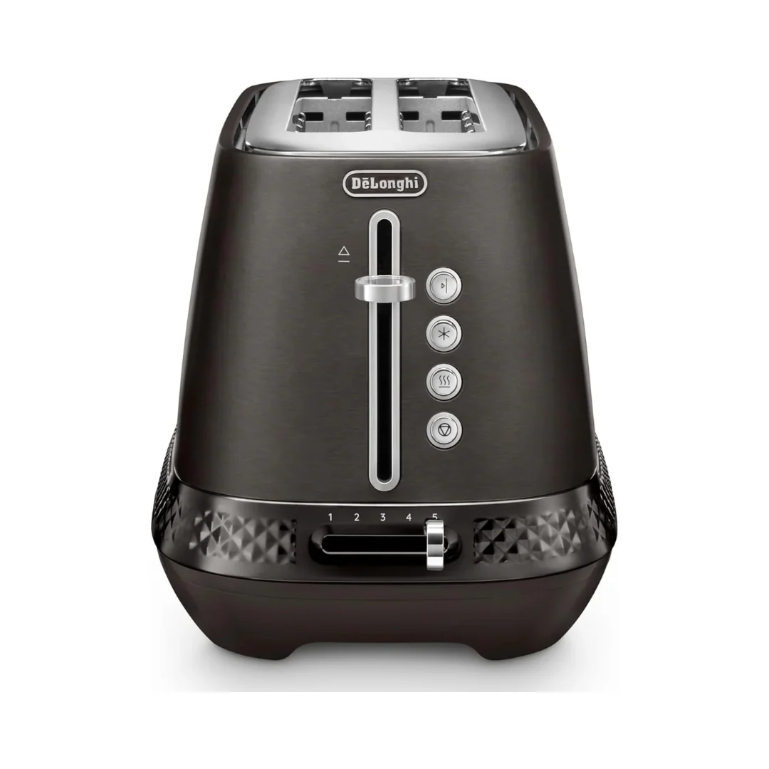 DeLonghi Diadema 2 Slot / 4 Slice Toaster  - Black | CTV3003.BK