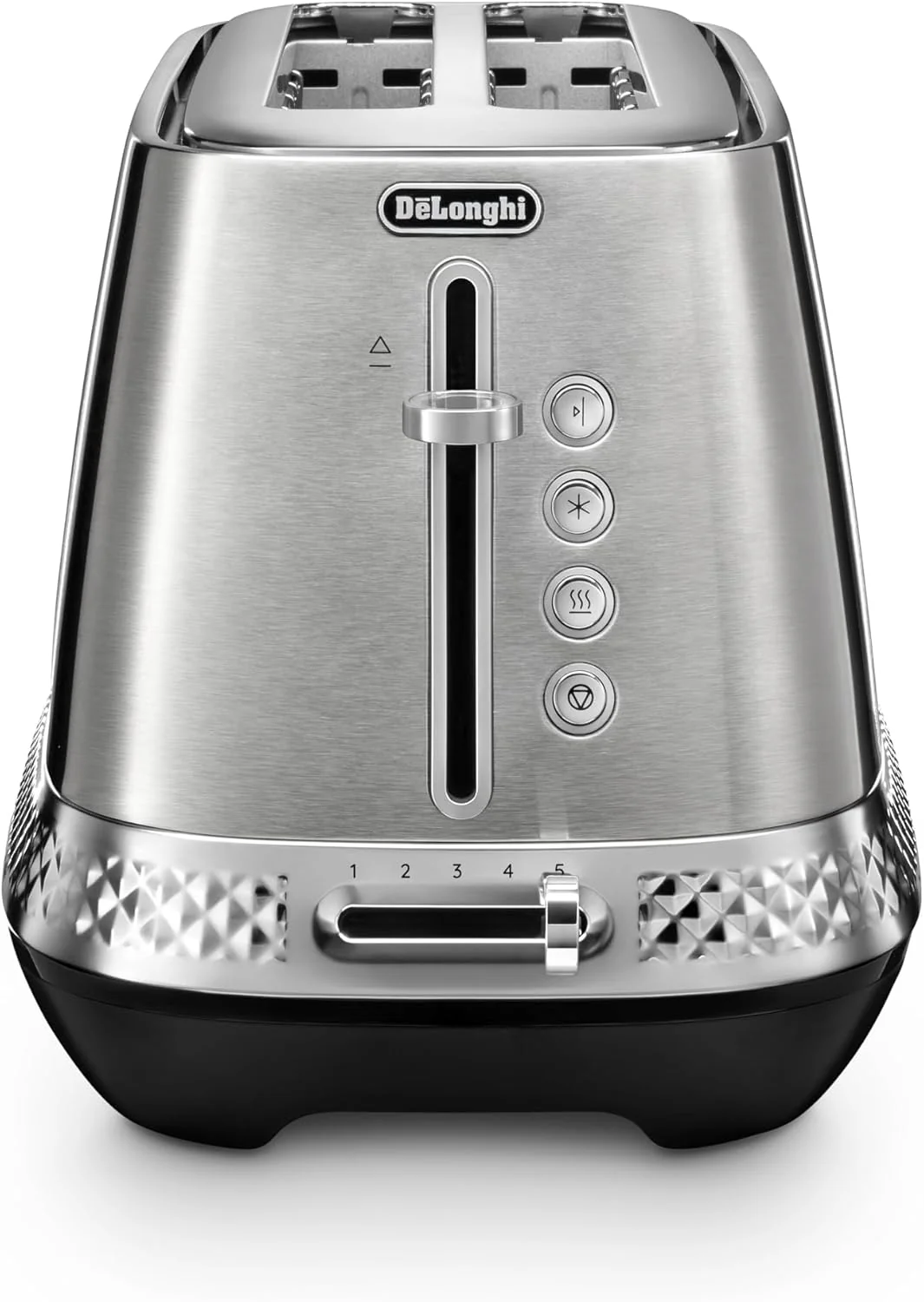 DeLonghi Diadema 2 Slot / 4 Slice Toaster - Metal | CTV3003.M - Image 2