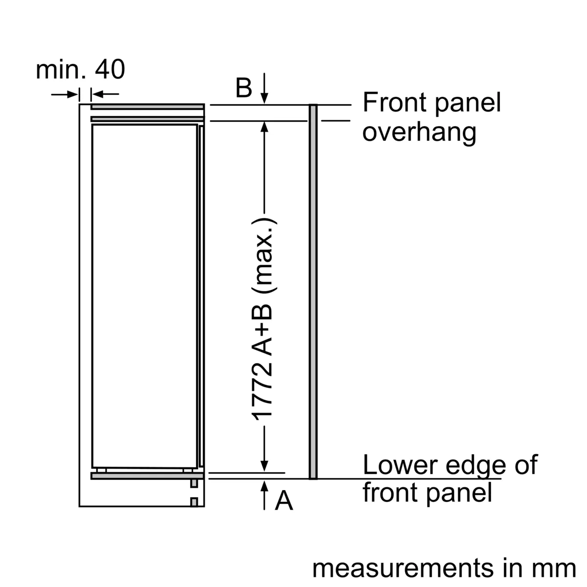BOSCH Series 4 Built-In Freezer 177.2 x 55.8 cm Flat Hinge | GIN81VEE0G - Image 8