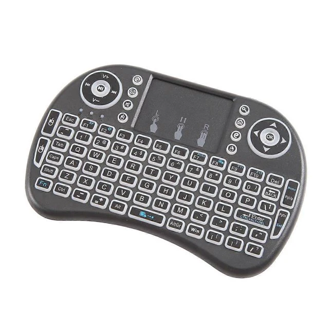 I8 Mini Wireless Keyboard 2.4G Wireless Keyboard and Mouse,for Laptop TV BOX Touchpad USB Remote - Black | GXK0811 - Image 3