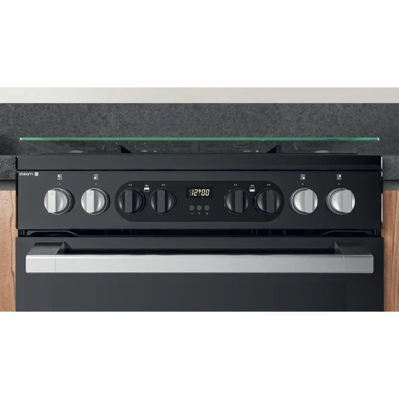 Hotpoint 60cm Dual Fuel Cooker - Black || HDM67G8CCB/UK - Image 6