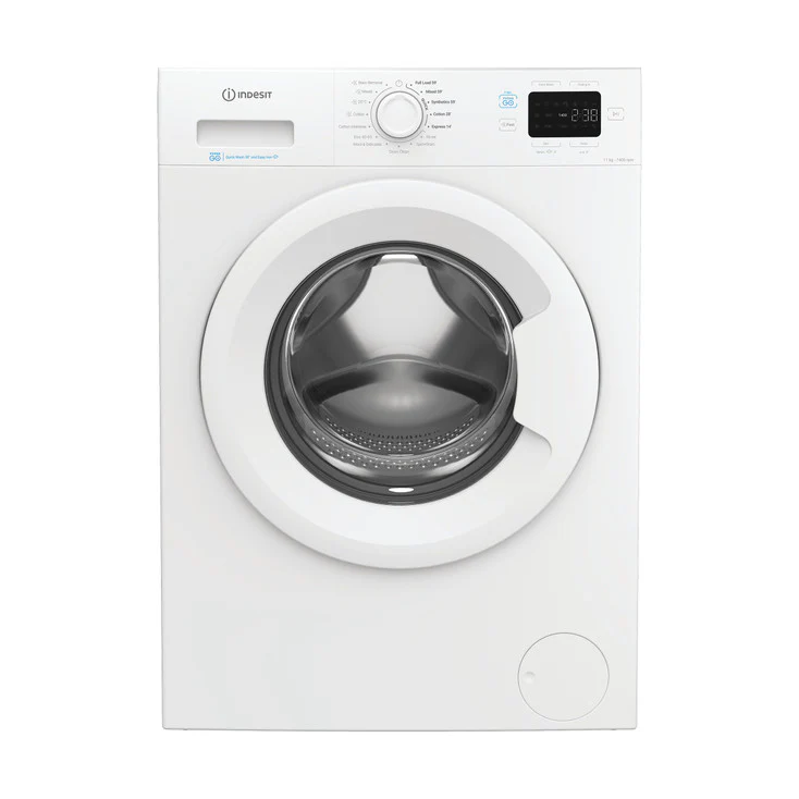 Indesit Push&Go 11KG 1400rpm Washing Machine with Steam - White | IP 1146 PUSH&GO UK