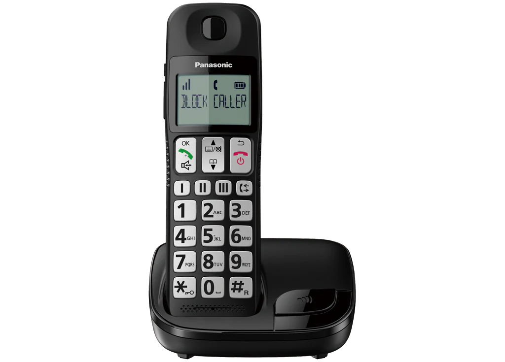 Panasonic Single Digital Cordless Phone with Hearing Aid Compatibility | KXTGE110EB - Image 3