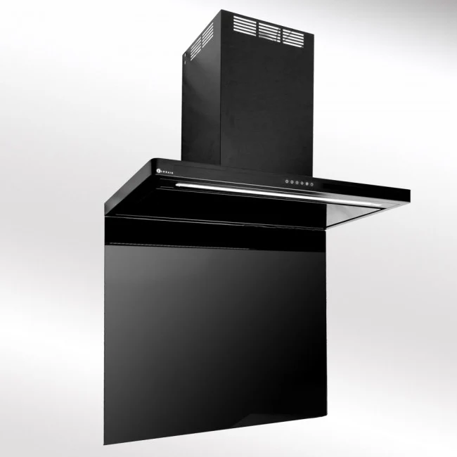 LUXAIR 60cm Premium Slimline Cooker Hood with Black Glass Door, Touch Controls in Matt Black || LA-60-LINEA-BLK - Image 8