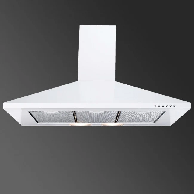 LUXAIR 70cm Premium Chimney Cooker Hood in Gloss White || LA-70-STD-WHT