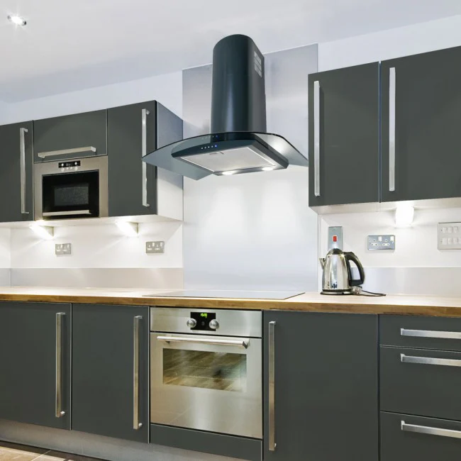 LUXAIR 70cm Premium Curved Glass Cooker Hood in Anthracite Grey || LA-70-CVD-ANTHRACITE - Image 6