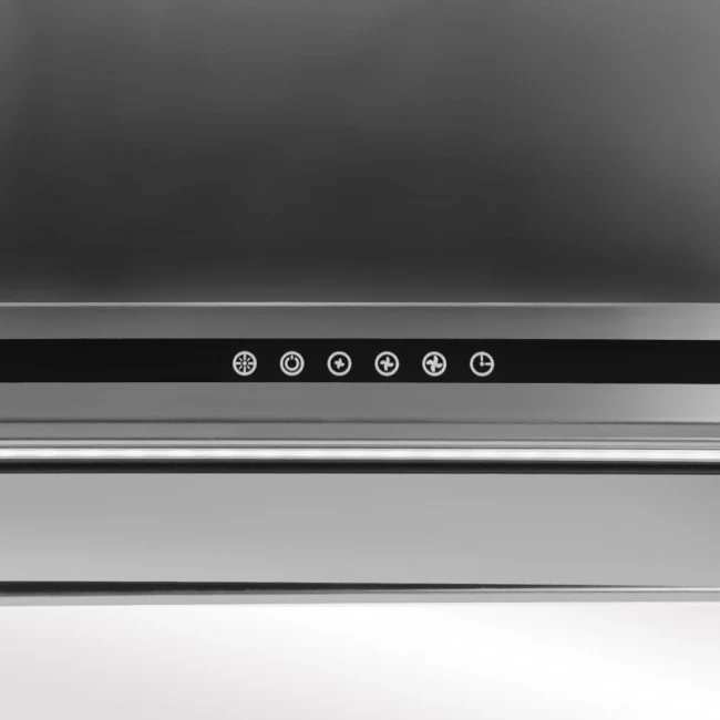 LUXAIR 80cm Premium Slimline Cooker Hood with Black Glass Door, Touch Controls in Stainless Steel || LA-80-LINEA-SS - Image 5
