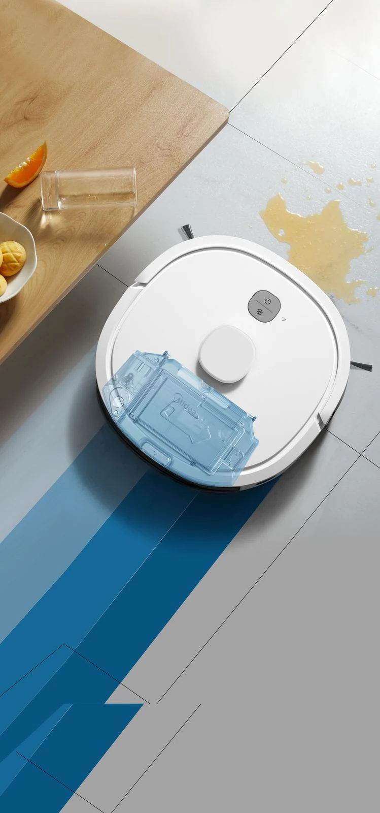 Midea M6 Robot Vacuum Cleaner - Robovac - 3400mAh 110min || M6 - Image 12
