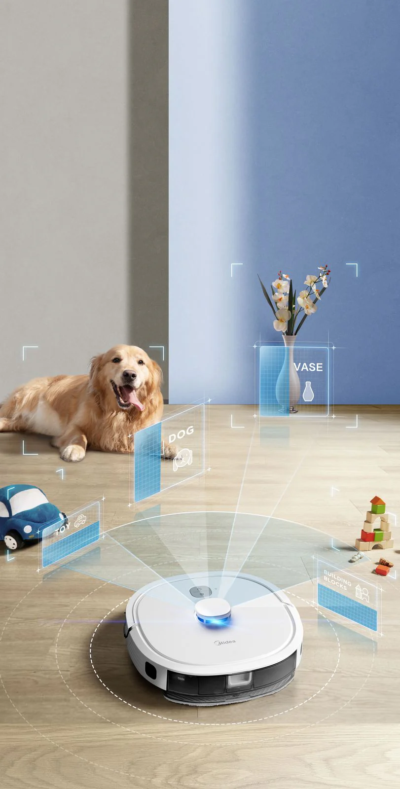 Midea M6 Robot Vacuum Cleaner - Robovac - 3400mAh 110min || M6 - Image 9