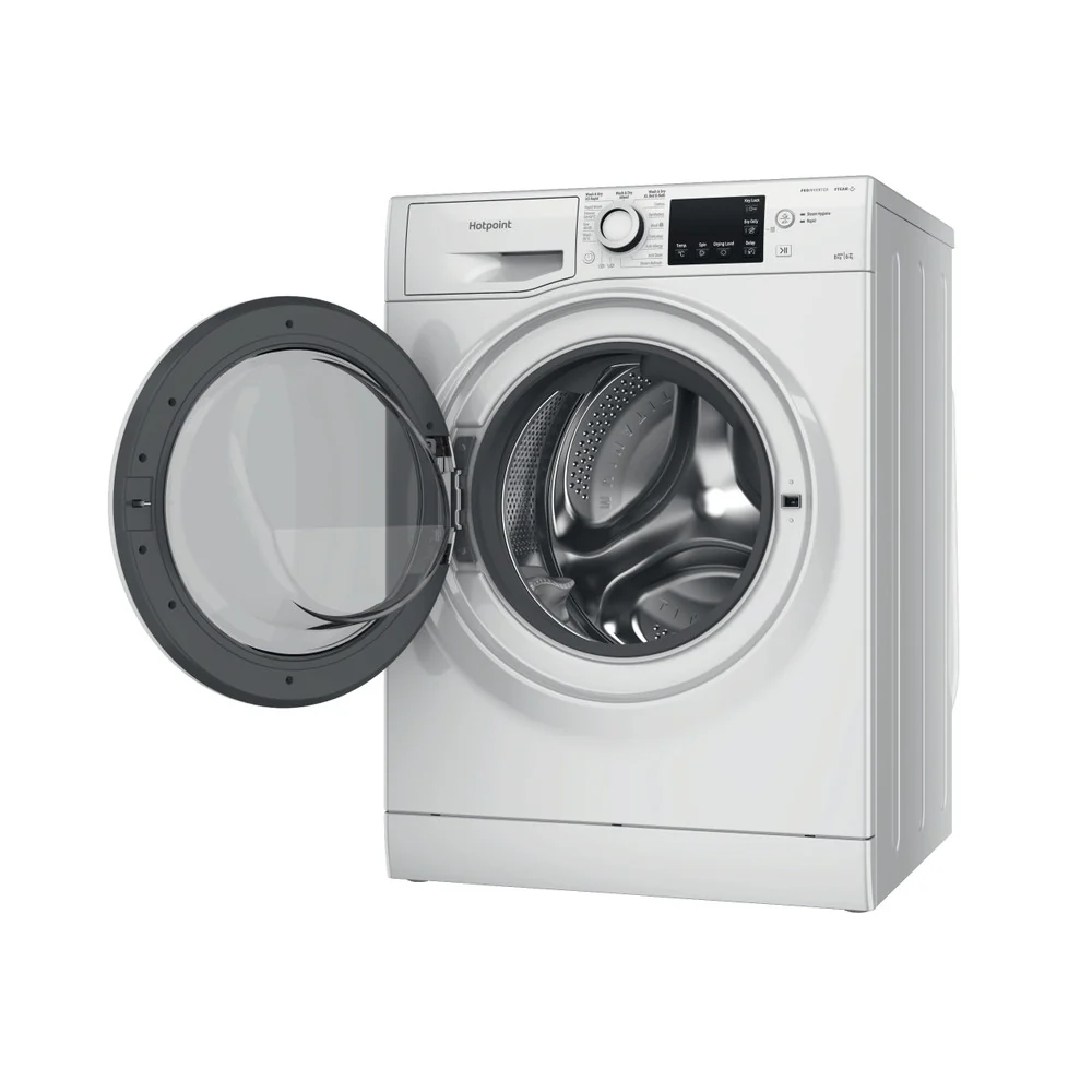 Hotpoint Anti-stain Freestanding Washer Dryer 8kg/6kg 1400rp - White | NDB 8635 W UK - Image 3