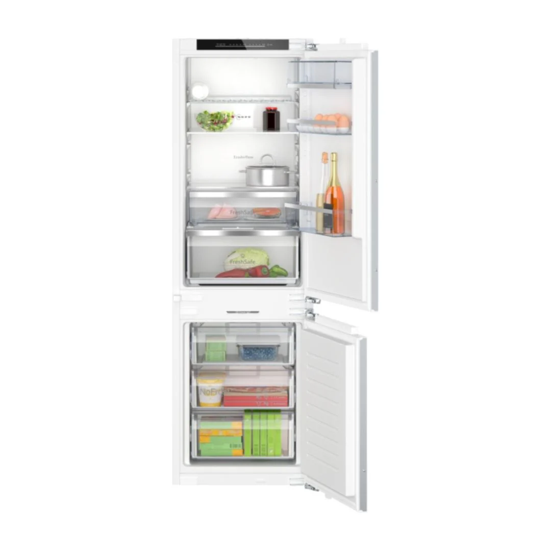 Neff N 70, Built-In Fridge-Freezer With Freezer At Bottom, 177.2 X 55.8 Cm, Soft Close Flat Hinge | BSH KI7863DD0G