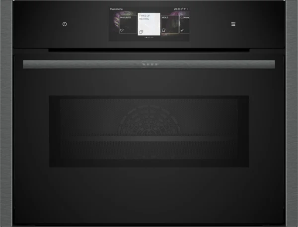 Neff N 90, Built-In Compact Oven With Microwave Function, 60 X 45 Cm, - Graphite-Grey | BSH C24MT73G0B