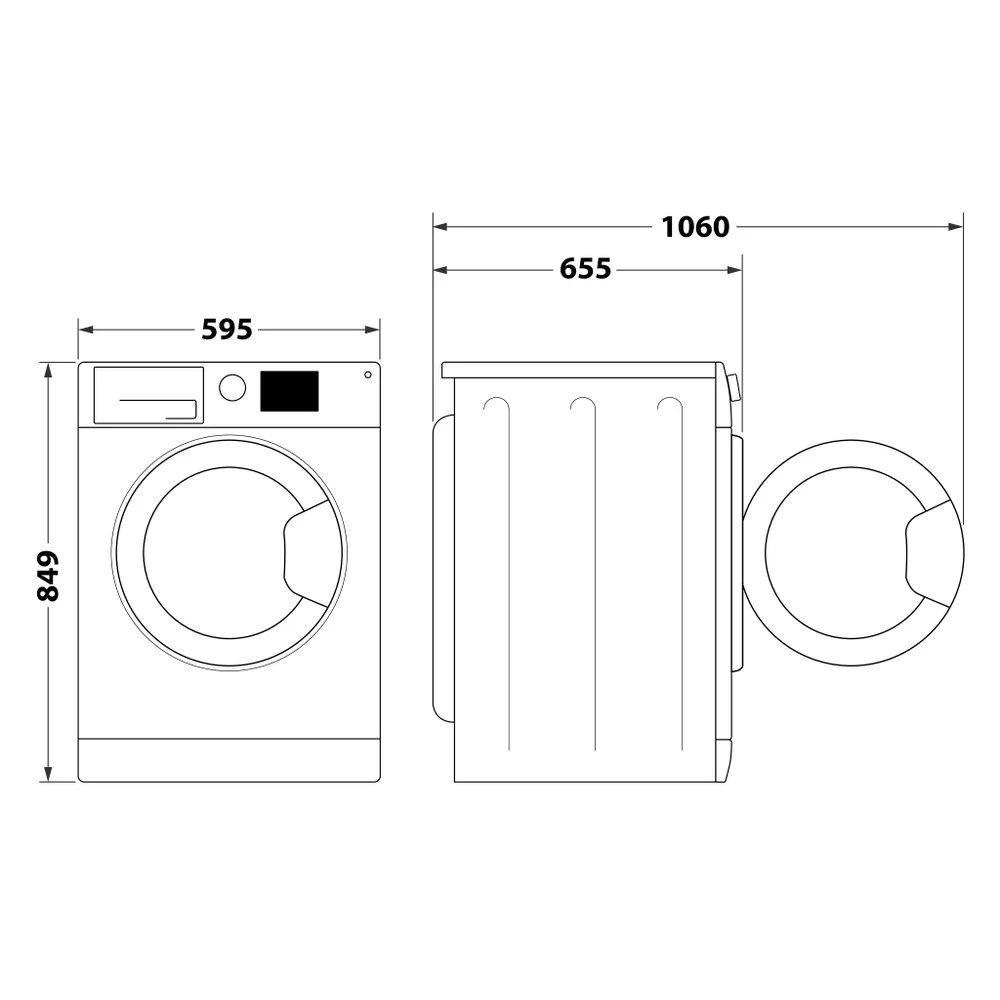 HOTPOINT Active Care 9kg Heat Pump Tumble Dryer - White | NTM1192XBUK - Image 10