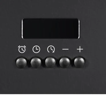 Powerpoint 60cm Double Oven Ceramic Top - Black | P06C2MDBL - Image 3