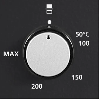 Powerpoint 60cm Double Oven Ceramic Top - Black | P06C2MDBL - Image 4