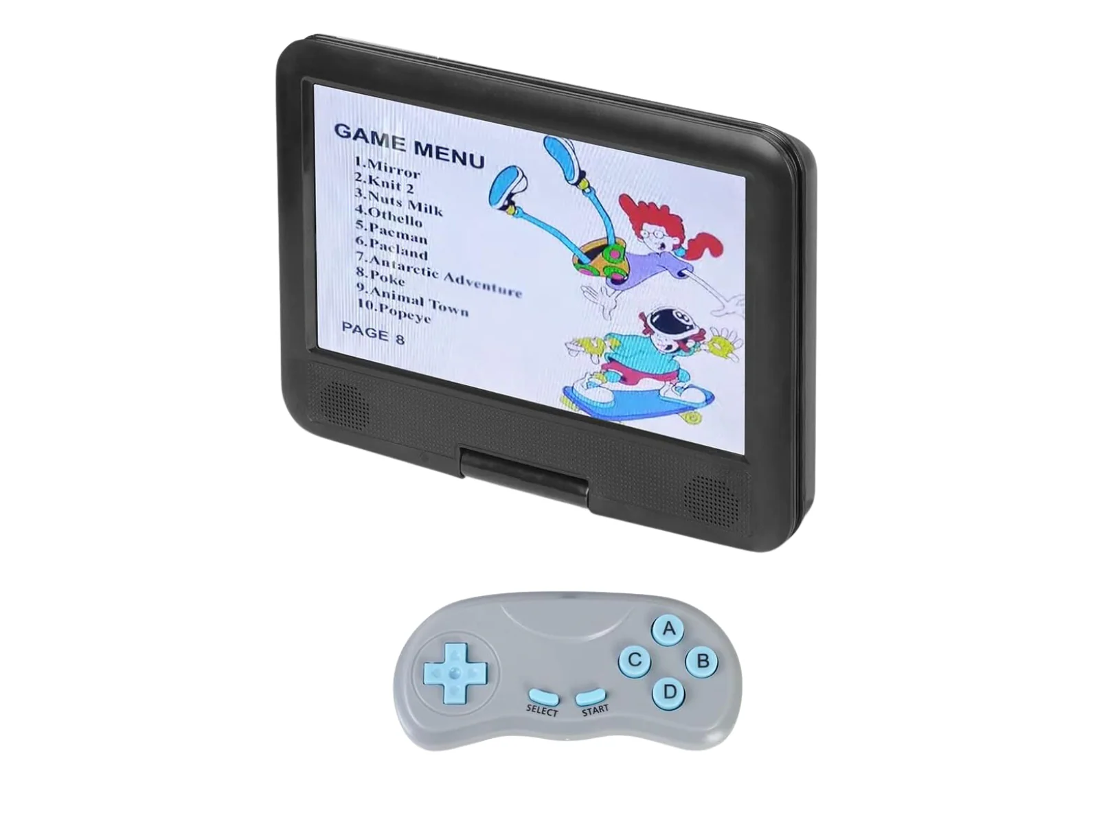 TREVI 9" Portable DVD Player with GamePad || PDX1409S2 - Image 8
