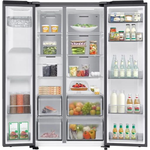 Samsung 640L Bespoke AI Series 6 Side-by-Side Fridge Freezer with SpaceMax™ - Black | RS70F64KEFEU - Image 3