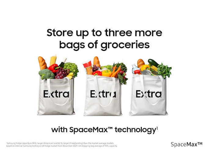 Samsung 640L Bespoke AI Series 6 Side-by-Side Fridge Freezer with SpaceMax™ - Black | RS70F64KEFEU - Image 6