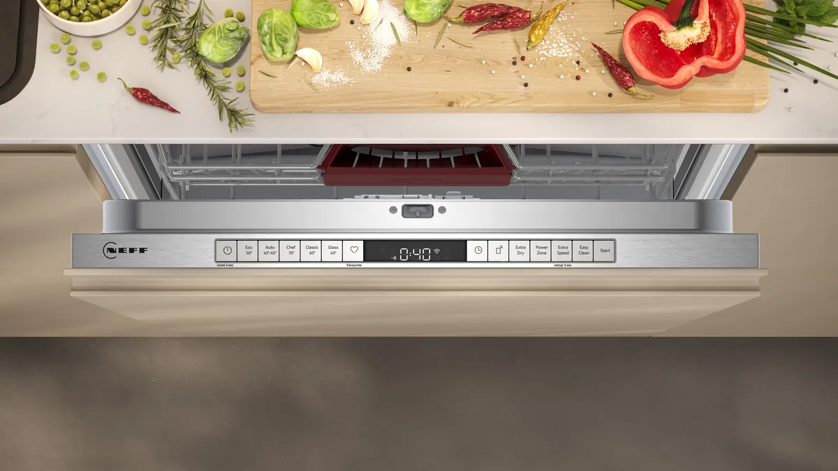 NEFF N 50 Fully Integrated Dishwasher 60 cm | S155HVX00G - Image 3
