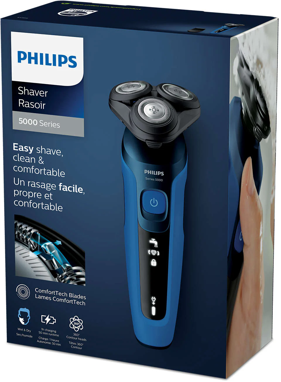 Philips Series 5000 Wet & Dry with Precision Electric Shaver | S5466/17 - Image 9