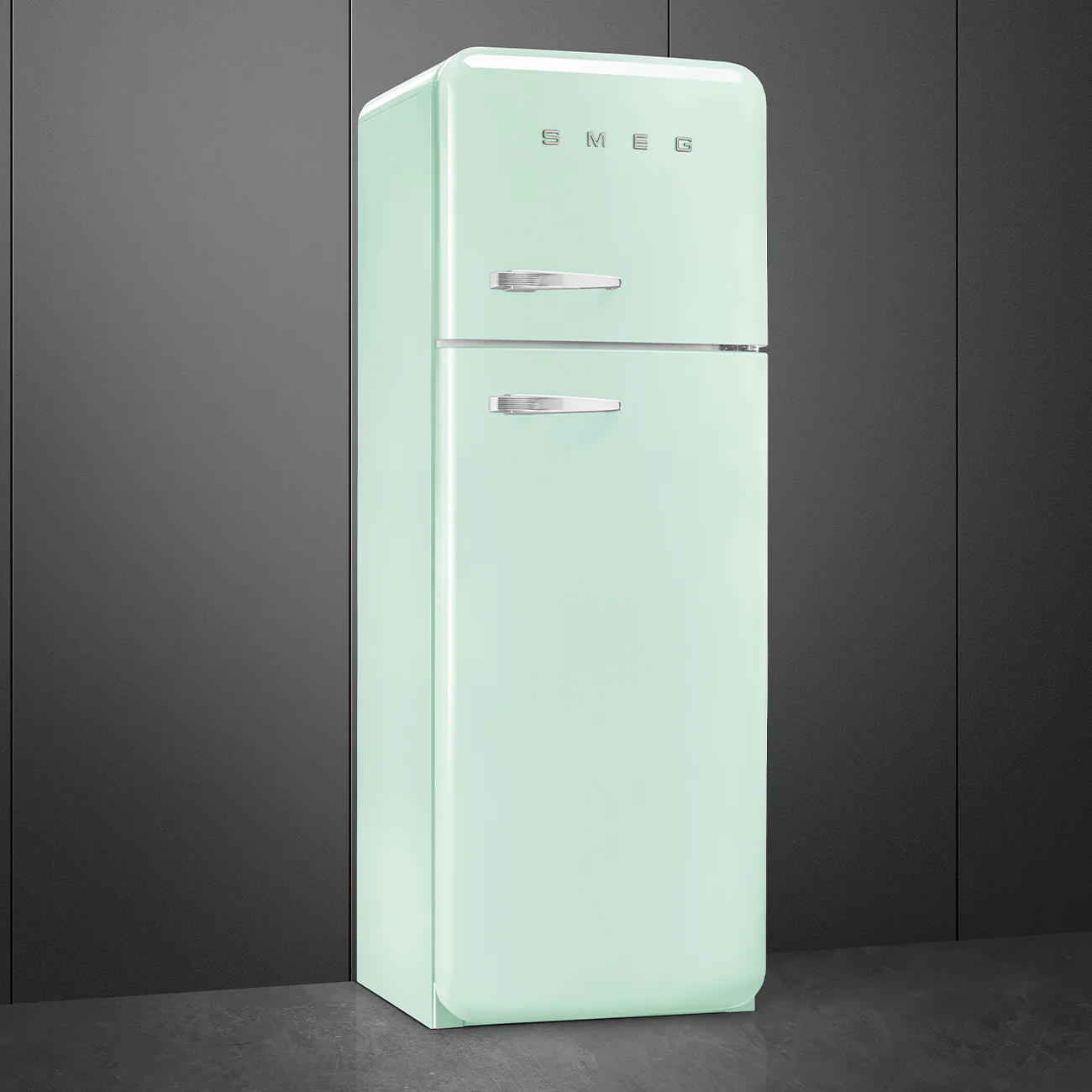 Smeg 60cm Retro Style 80/20 Fridge Freezer (6), Right Hand Hinge - Pastel Green | SMG FAB30RPG6UK - Image 3