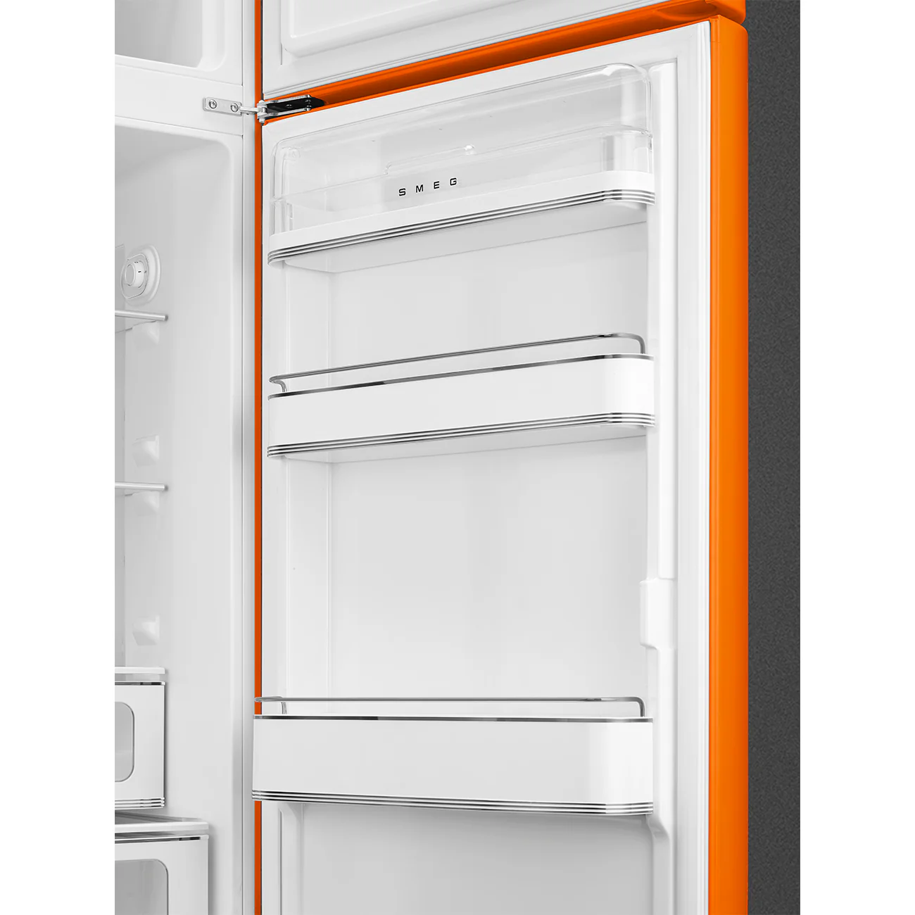 Smeg 60cm Retro Style 80/20 Fridge Freezer (6), Right Hand Hinge - Orange | SMG FAB30ROR6UK - Image 7