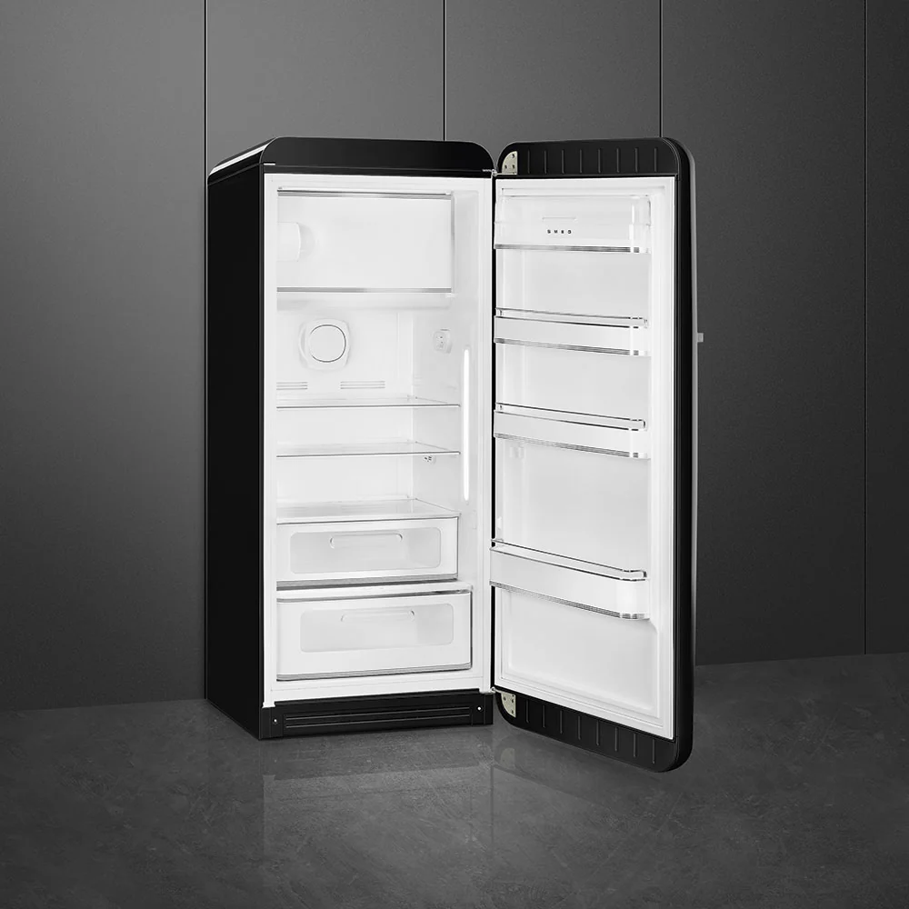 Smeg 60cm Retro Style Fridge With Icebox (6), Right Hand Hinged - Black | SMG FAB28RBL6UK - Image 2