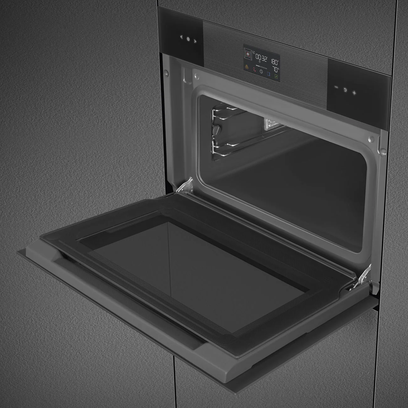 Smeg Linea 45cm Compact Steam100 Oven, Combi Steam, Vapor Clean - Black | SMG SO4102S3B3 - Image 7
