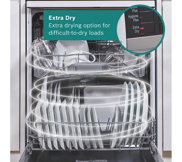 Bosch Series 2 Full-size 12 Place Dishwasher - White | SMS26AW08G - Image 6