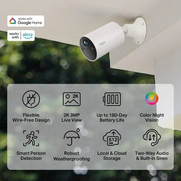 TAPO Smart Wire-free In/Out Security Camera || TAPO C410 - Image 4