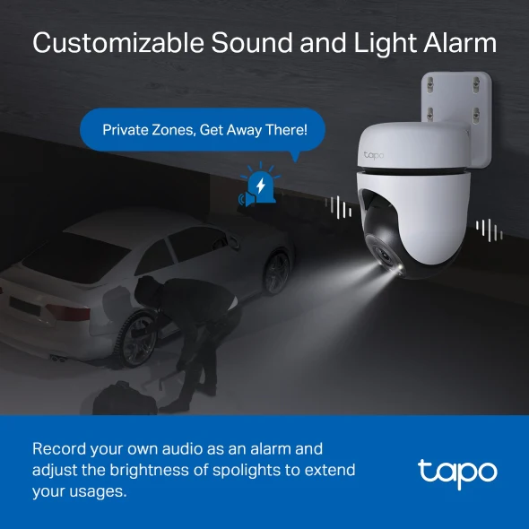 TP-Link Outdoor Pan/Tilt Security WiFi Camera || Tapo C510W - Image 8