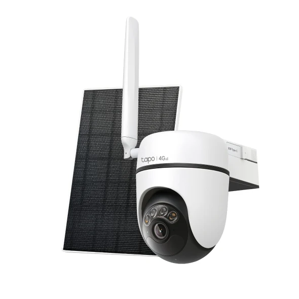 Tp-Link Tapo Solar-Powered Pan/Tilt 4G LTE Security Camera Kit | TAPO C615G KIT