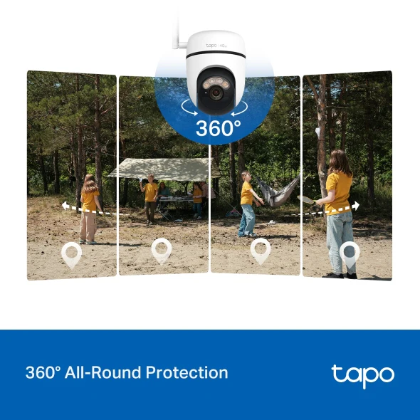 Tp-Link Tapo Solar-Powered Pan/Tilt 4G LTE Security Camera Kit | TAPO C615G KIT - Image 7