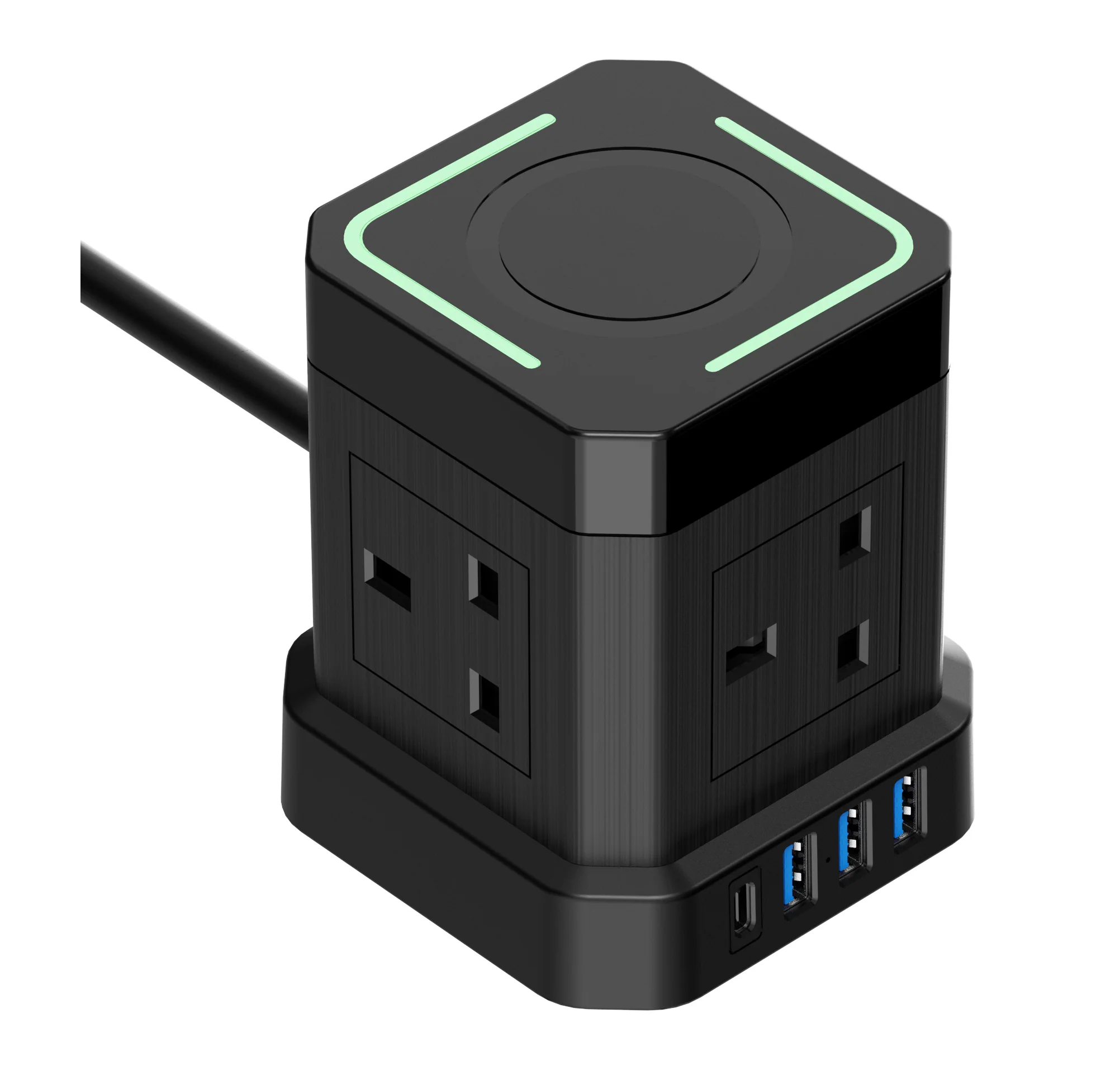 Mini Power Tower with Wireless Charging 3 x USB 1 | TRE10
