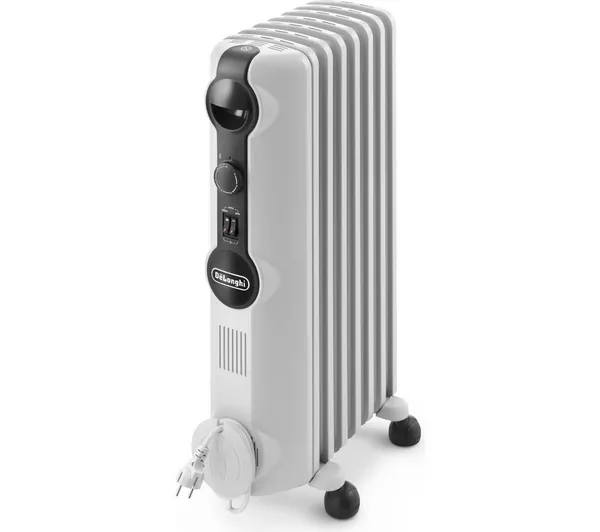 DELONGHI Radia S Portable Oil-Filled Radiator - White | TRRS0715 - Image 8